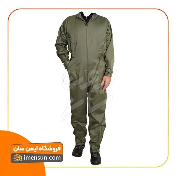 لباس کار یکسره خلبانی (جامبو سایز) — تصویر ۳