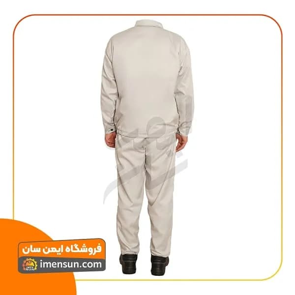 لباس کار اورجینال استخوانی (آستردار) (جامبو سایز) — تصویر ۴