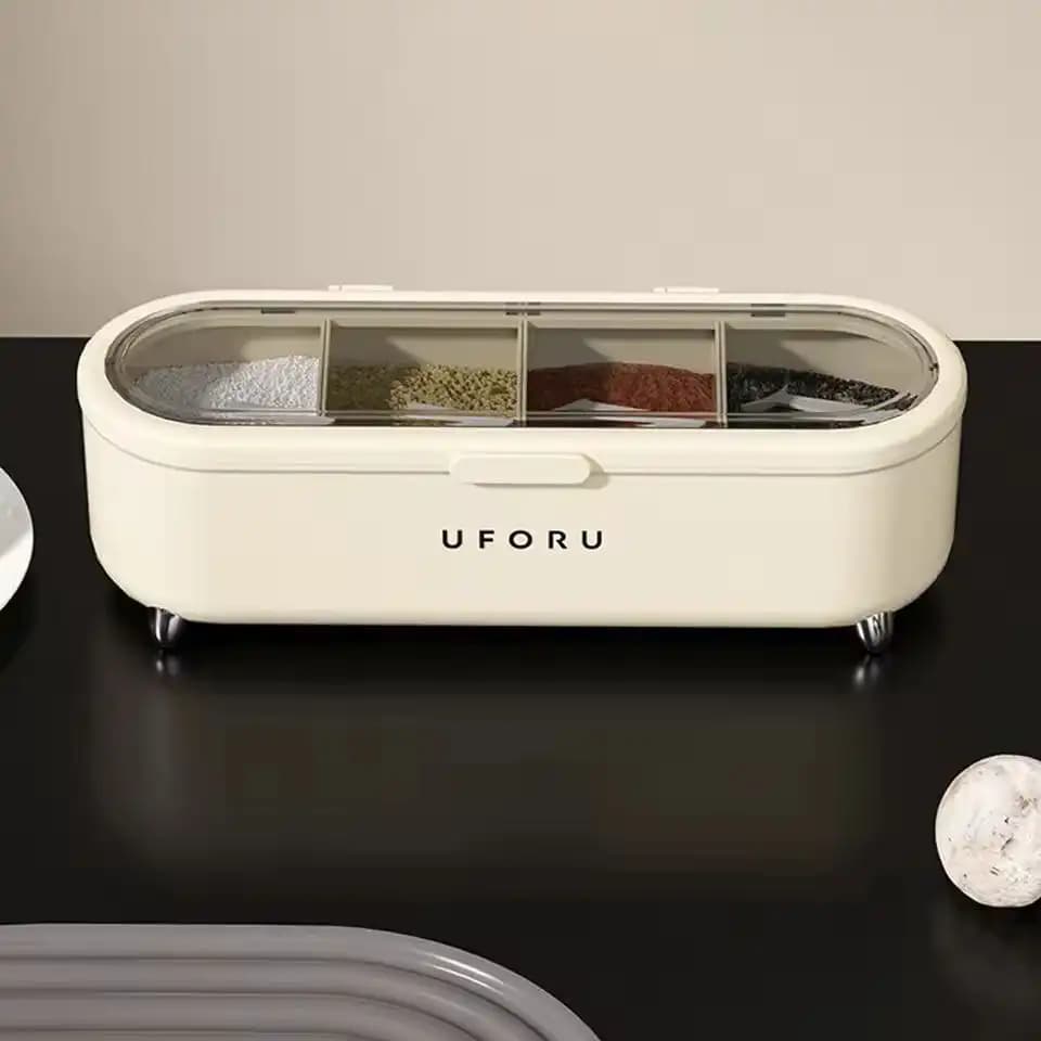جعبه ادویه 4 خانه برند UFORU