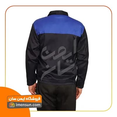 لباس کار مدل ایرانخودرویی سرمه‌ای (جامبو سایز) — تصویر ۲