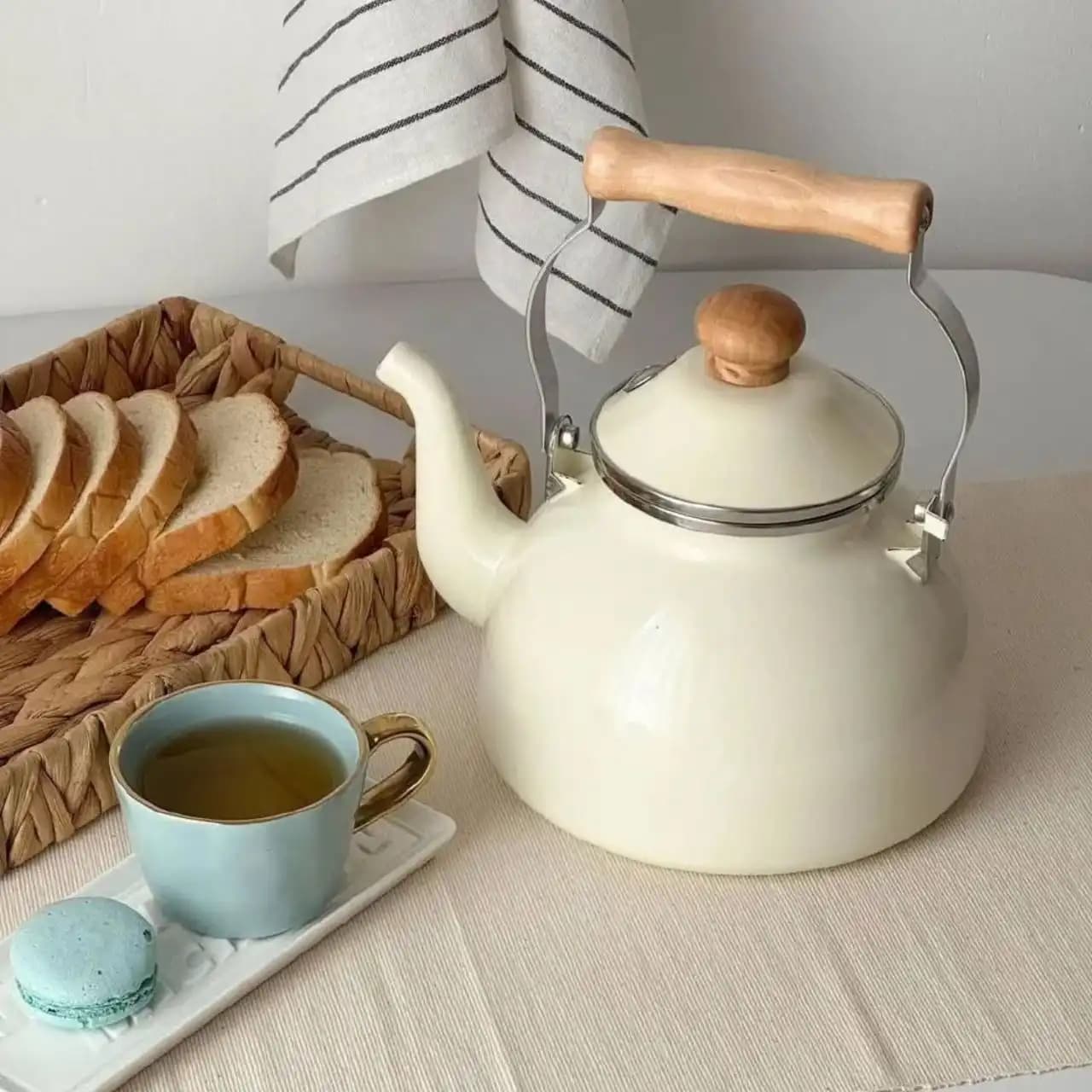 کتری لعابی طرح انگلیش هوم — تصویر ۸