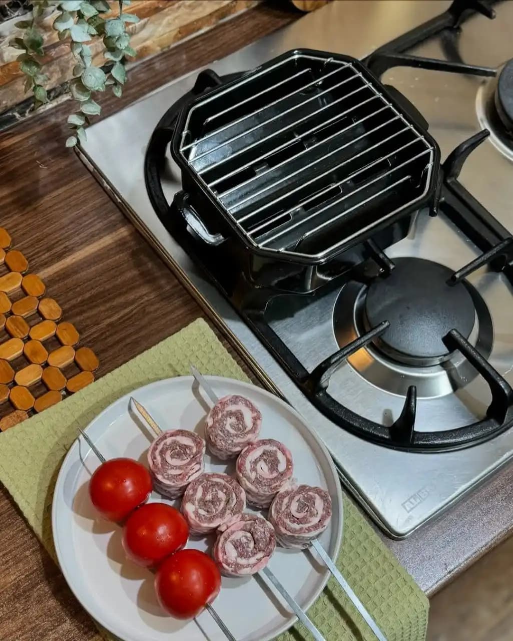 کباب پز گازی کیوبی — تصویر ۳