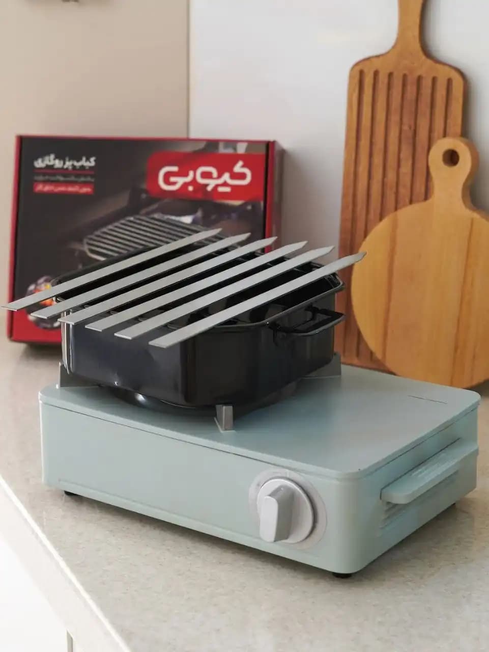 کباب پز گازی کیوبی — تصویر ۶