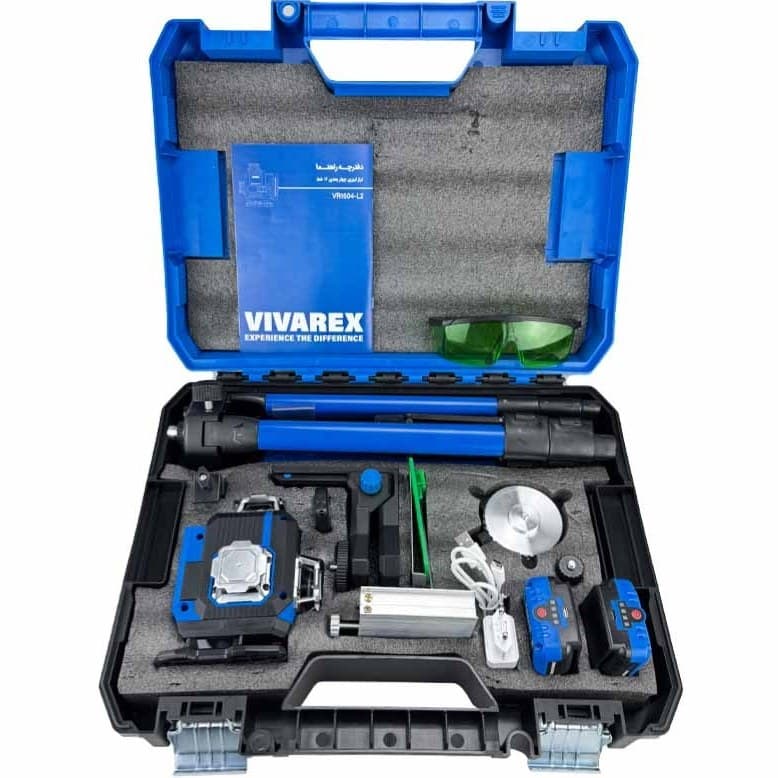 تراز لیزری ۳۶۰ درجه ۱۶ خط نور سبز ویوارکس مدل VR1604-L2 — تصویر ۴