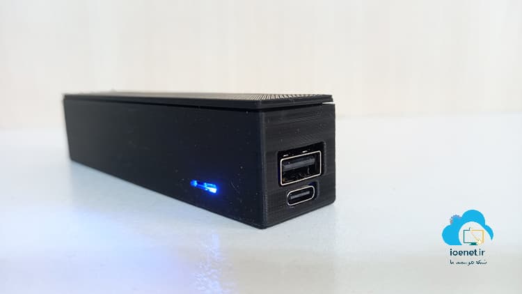 کیس ماژول پاوربانک با کانکتور Type-C و 5 ولت ۲ آمپر — تصویر ۳