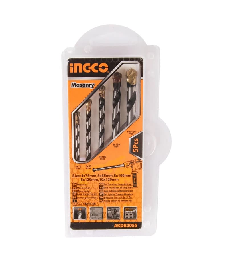 ست 5 عددی مته الماسه اینکو INGCO مدل AKDB3055 — تصویر ۲