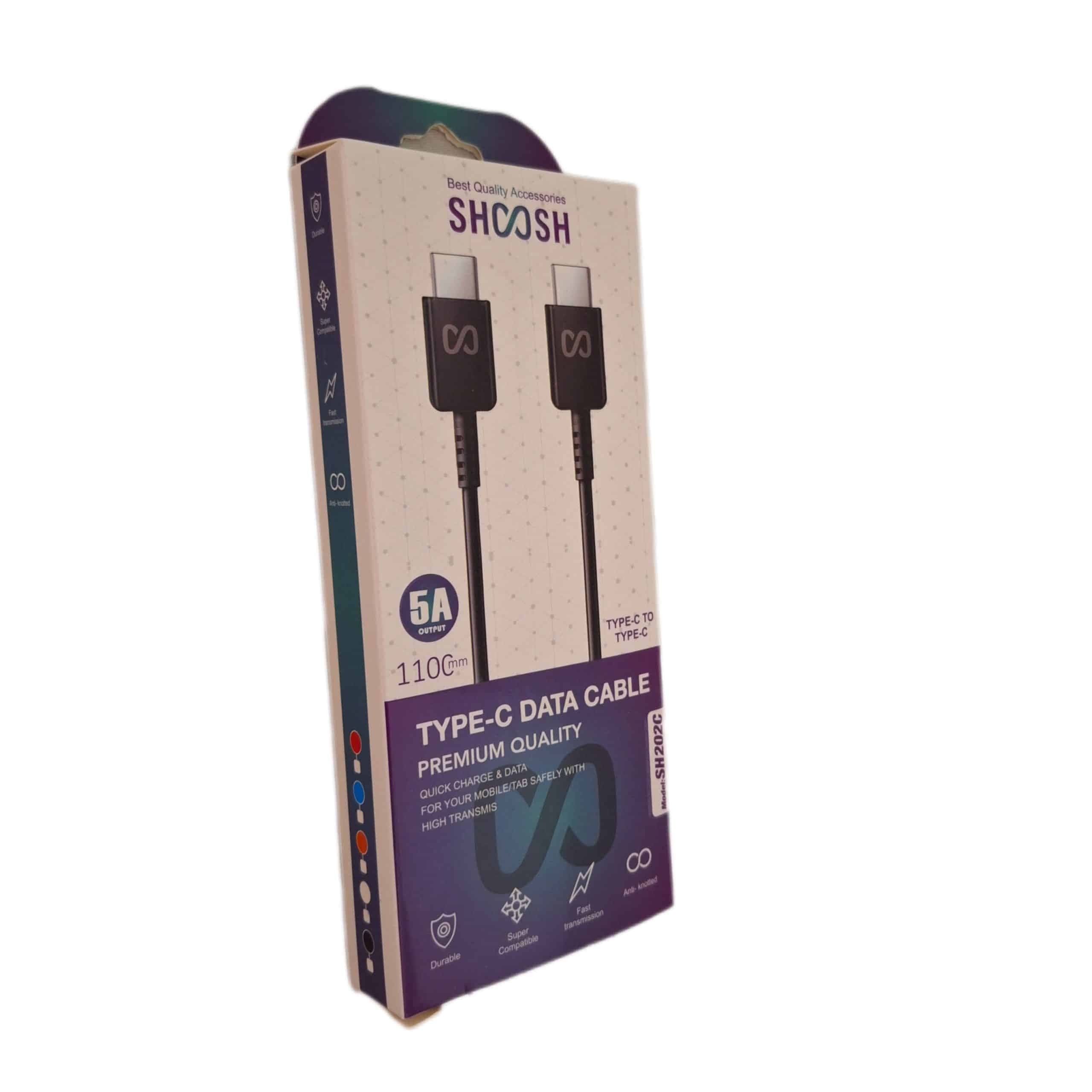 cable sh 202c کابل تايپ سي/تايپ سي — تصویر ۲
