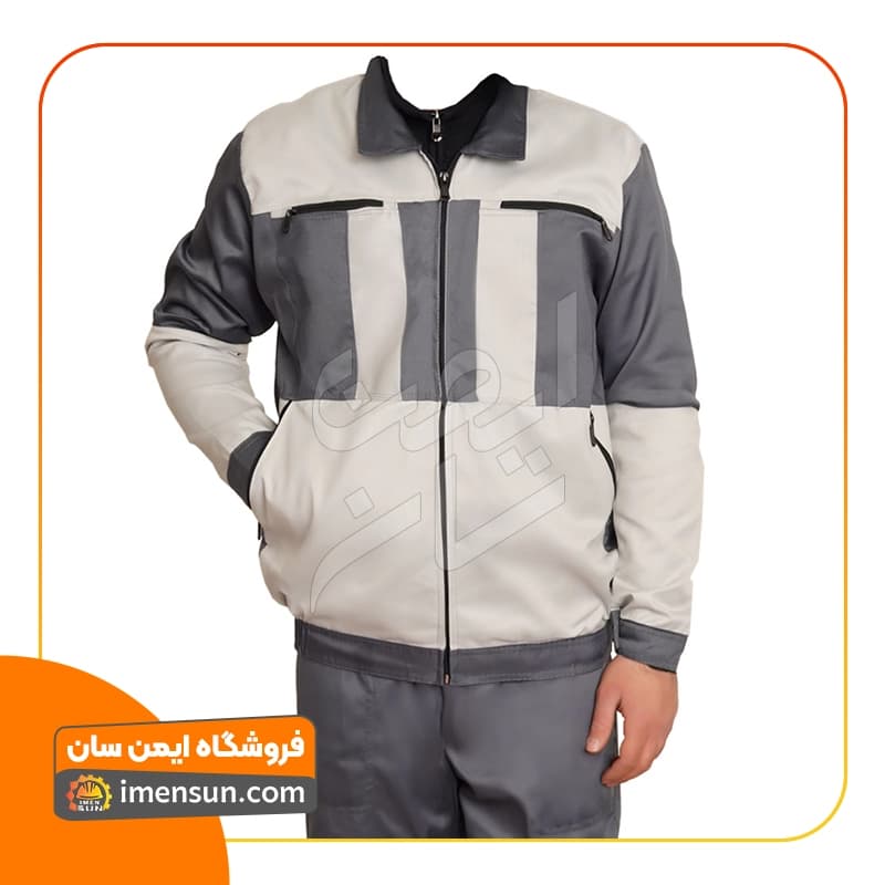 لباسکار طوسی استخوانی (آستردار)#