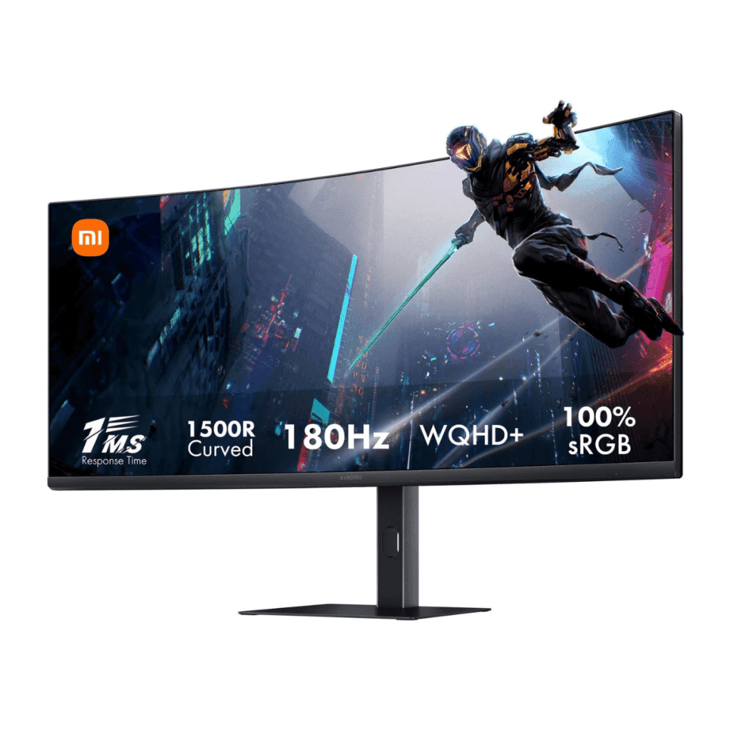 مانیتور گیمینگ شیائومی مدل Xiaomi Curved Gaming Monitor 34 Inch G34WQi 180Hz گلوبال