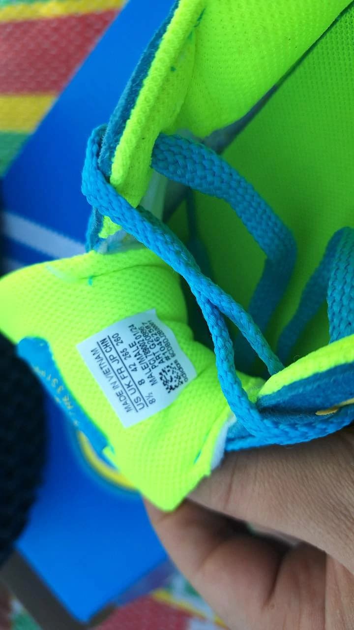 کفش آدیداس zx 750 رنگ سبزآبی — تصویر ۹