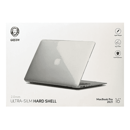 کاور گرین مدل Ultra-Slim Hard Shell مناسب برای لپ تاپ مک بوک پرو 2021 16 اینچ