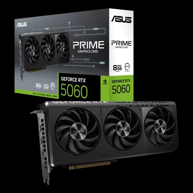 کارت گرافیک ایسوس مدل PRIME GeForce RTX 5060 Edition 8GB