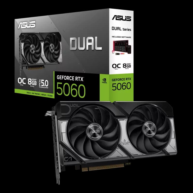 کارت گرافیک ایسوس Dual RTX 5060 OC 8GB — تصویر ۲