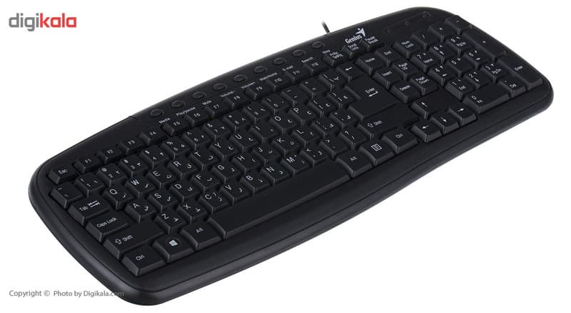 کیبورد جنیوس مدل KB-M225C همراه با حروف فارسی — تصویر ۳