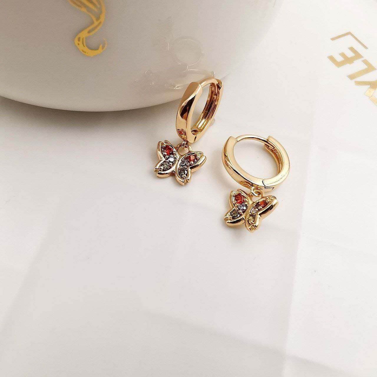 گوشواره پروانهای کد XGH6521-058