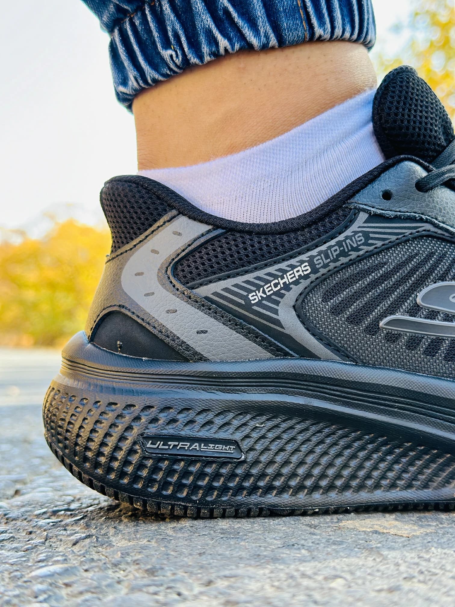 کتونی اسکیچرز مدل go run رنگ مشکی — تصویر ۷