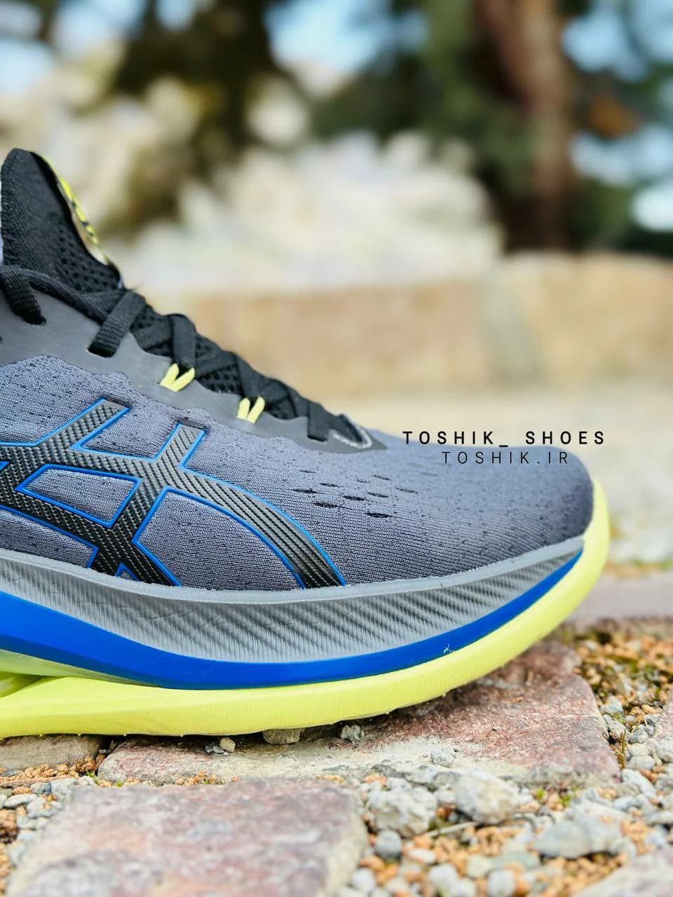 کفش اسیکس ژل کینسی مکس Asics GEL-KINSEI MAX طوسی سبز — تصویر ۸