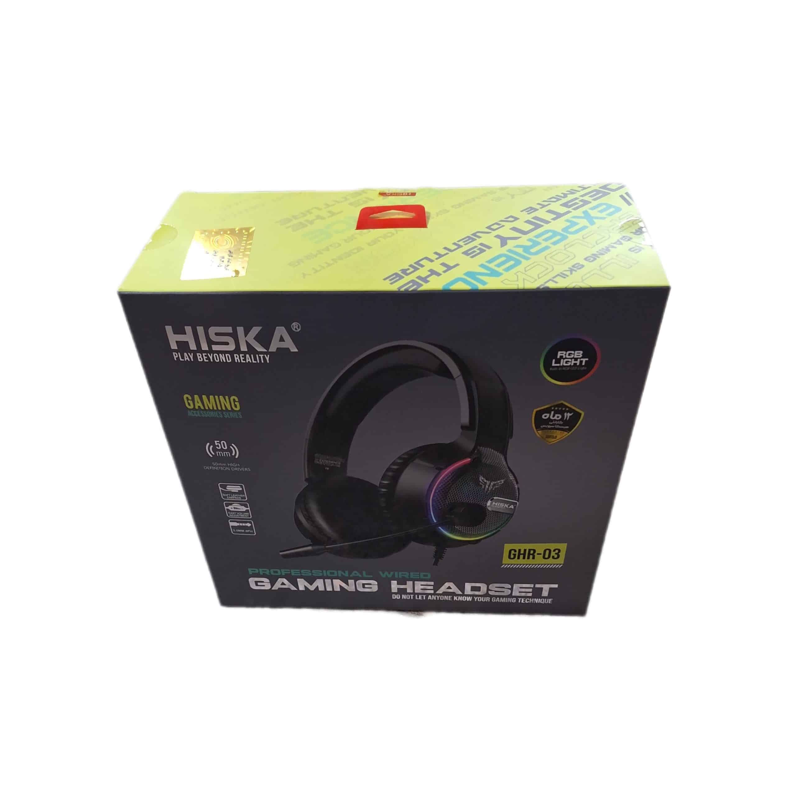 gaming headset ghr03 hiska هدست گيم — تصویر ۲