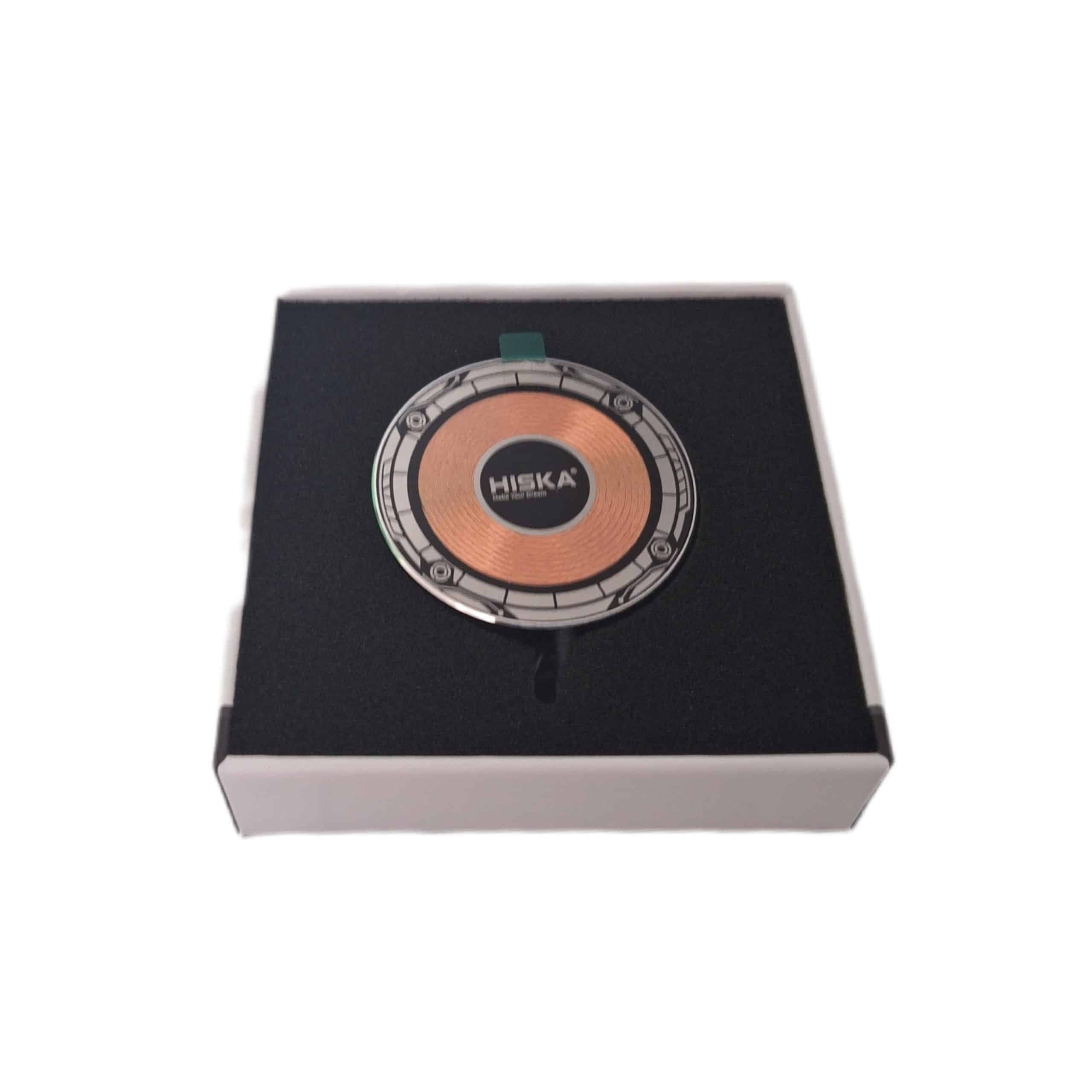 charger wirless hr07 hiska شارژر روميزي — تصویر ۳