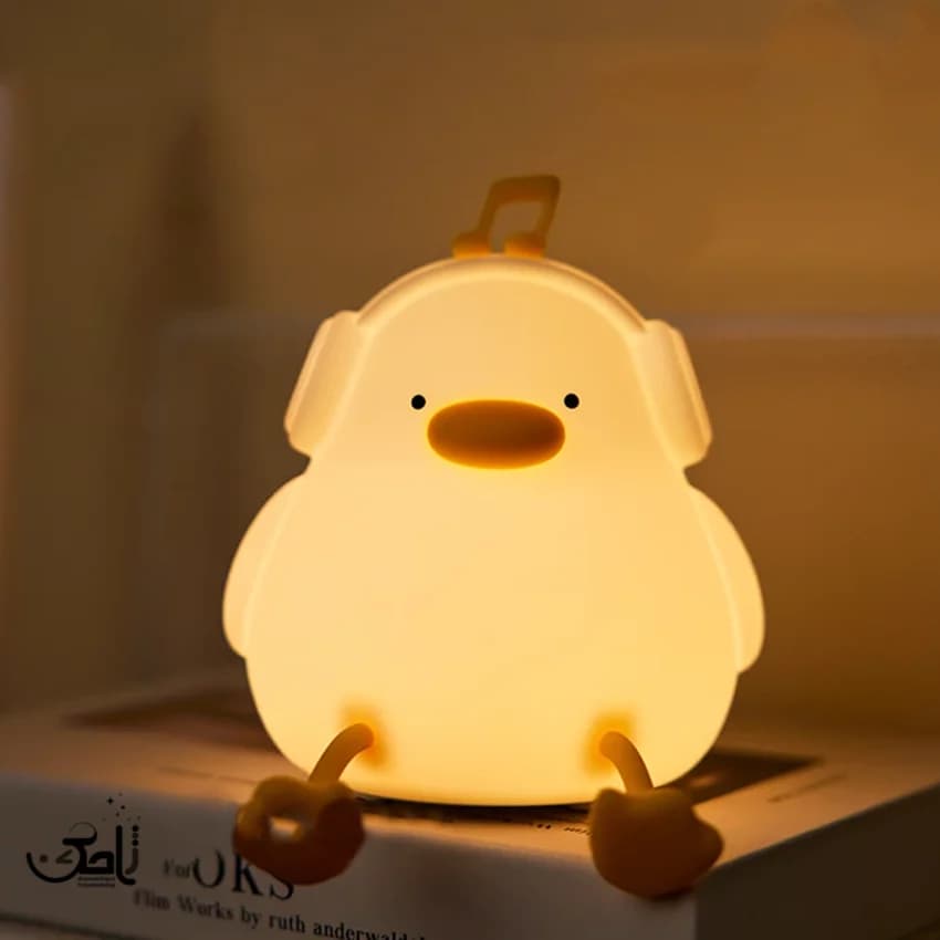 چراغ خواب سیلیکونی اردک تنها