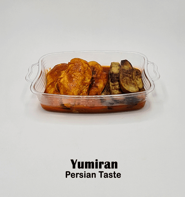 خوراک مرغ و بادمجان — تصویر ۲