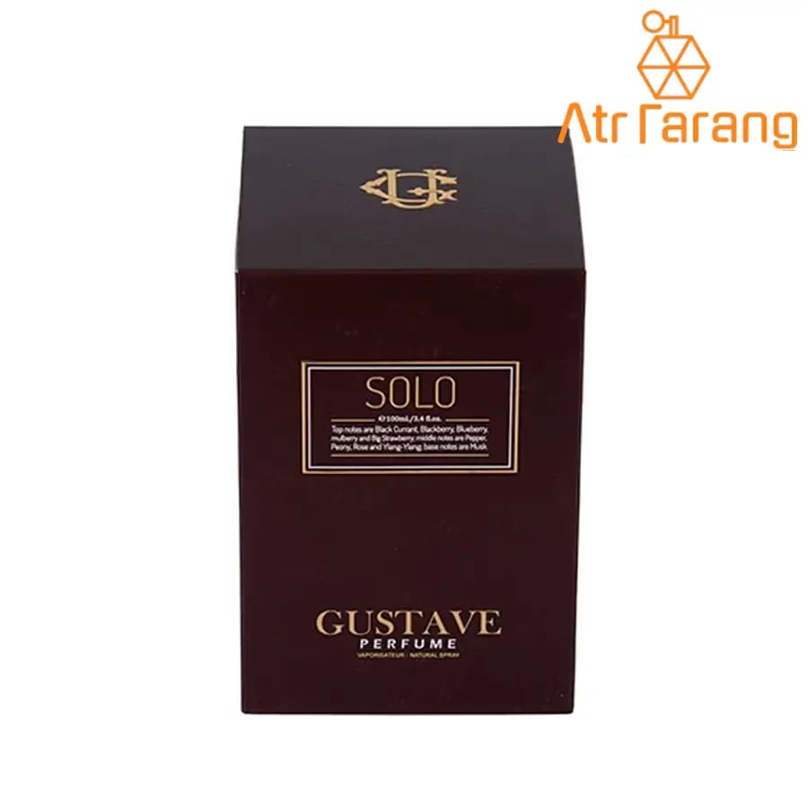 عطر مردانه گوستاو مدل Solo حجم 100ml — تصویر ۲