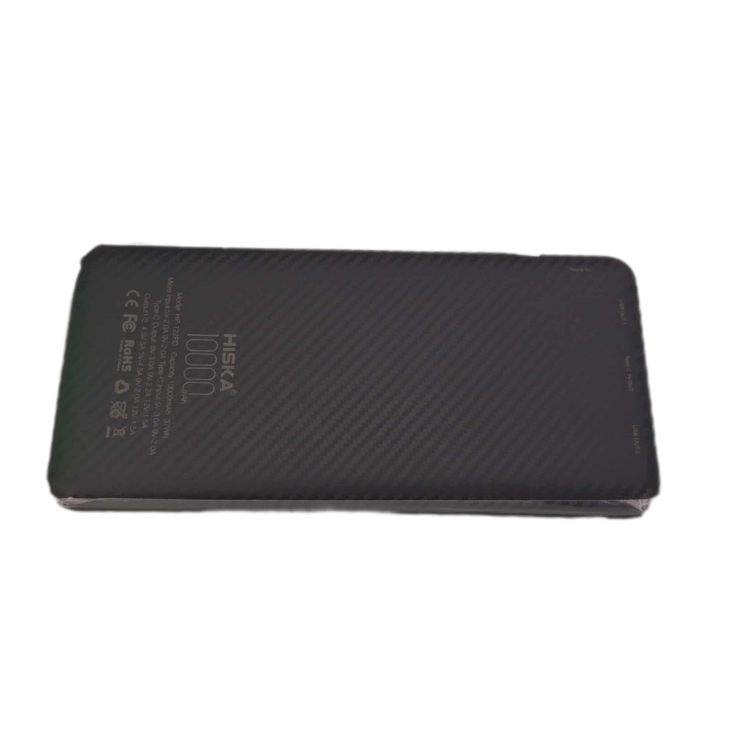 power bank 10000 122pd hiska پاوربانک — تصویر ۳