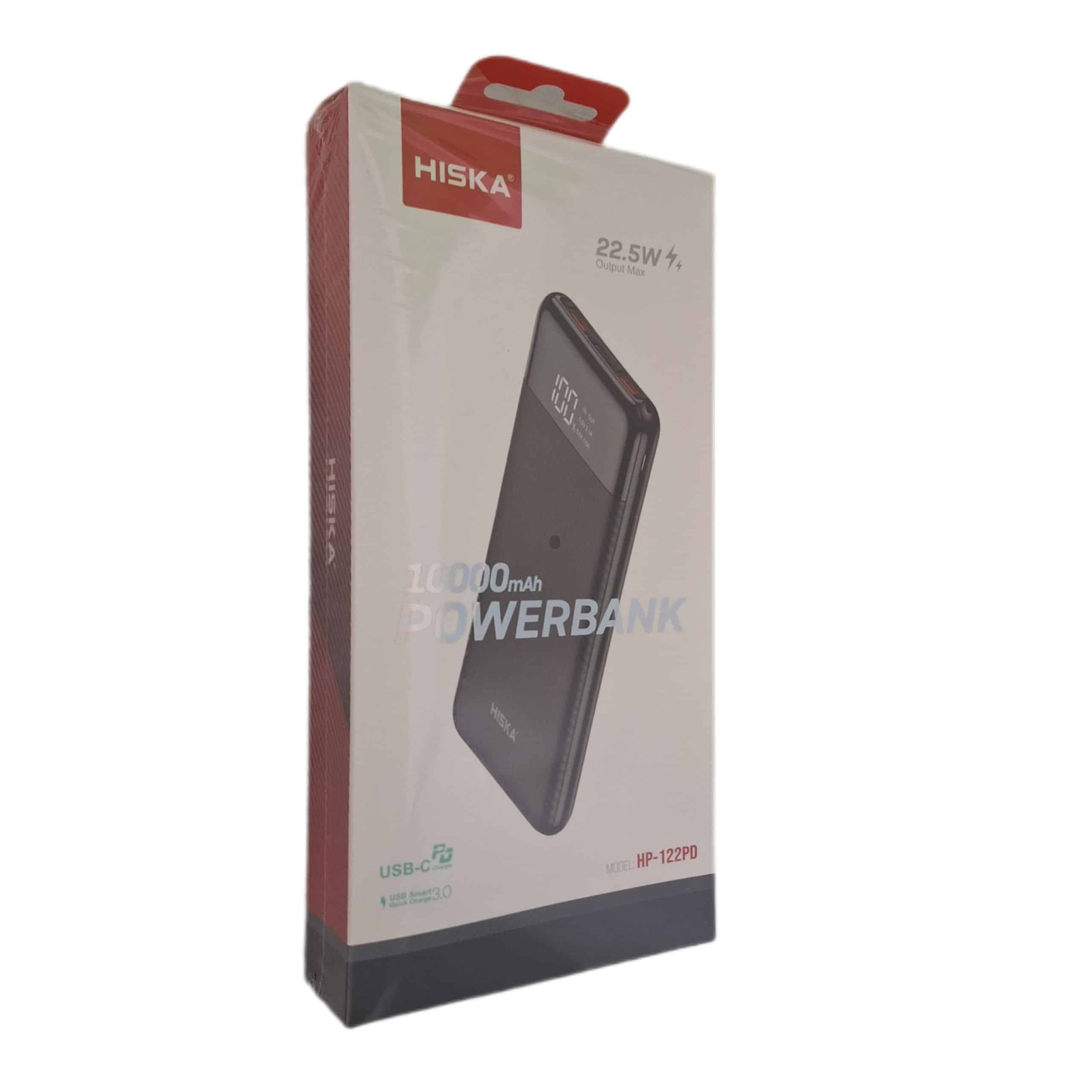 power bank 10000 122pd hiska پاوربانک — تصویر ۲