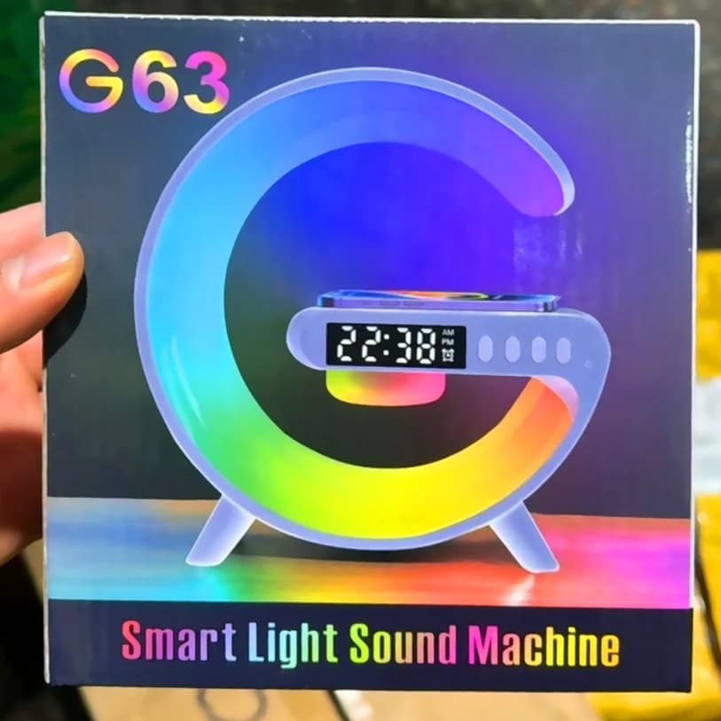 اسپیکر بلوتوث شارژر بی سیم مدل G63 — تصویر ۳