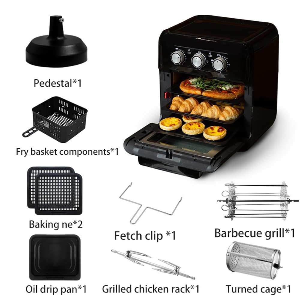 سرخ‌کن بدون روغن و هواپز شیائومی Onemoon Air fryer Oven-M1 — تصویر ۳