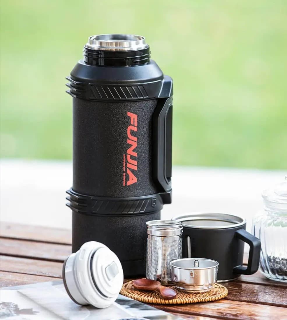فلاسک مسافرتی شیائومی FUNJIA مدل 2L — تصویر ۳