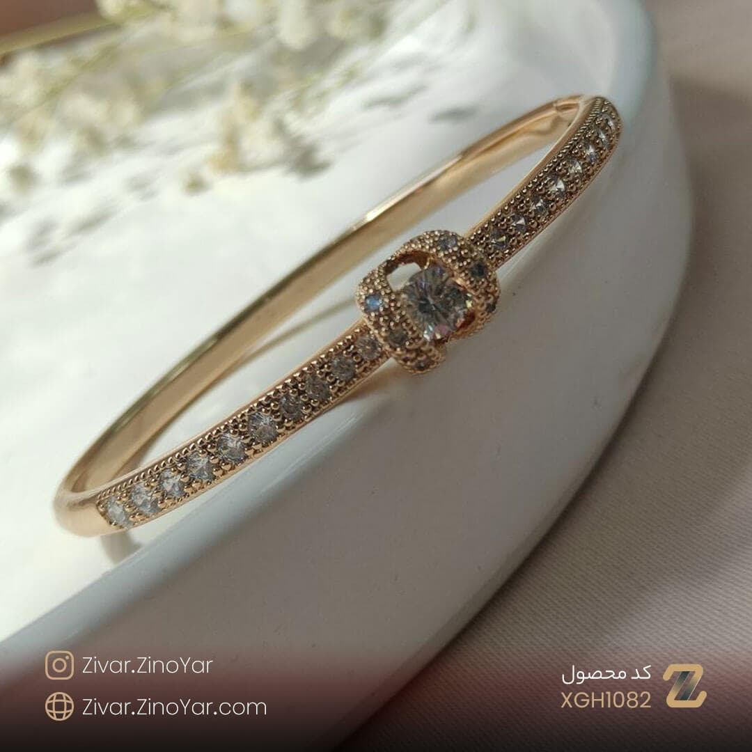 دستبند النگویی نگین دار XUPING – کد XGH1082