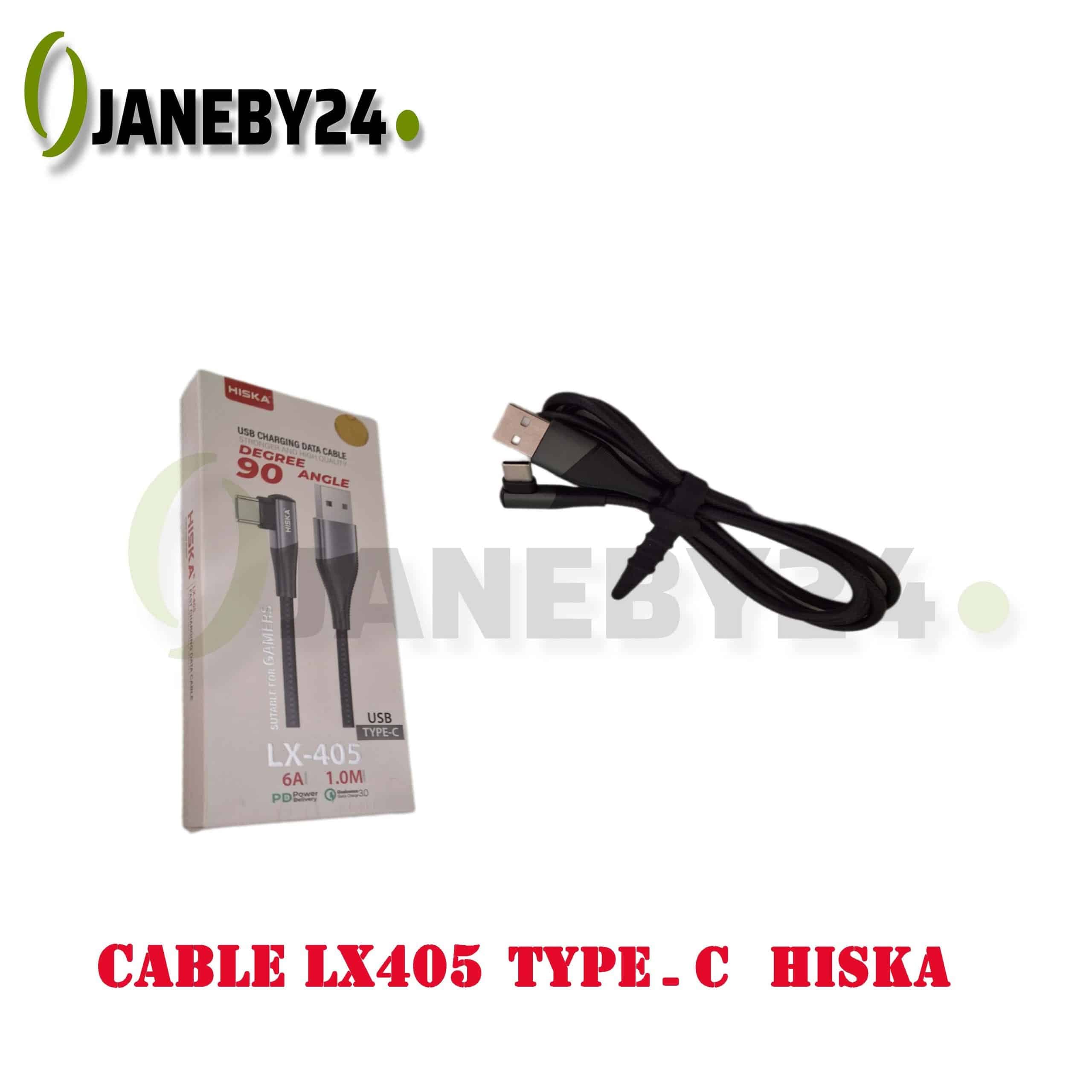 cable lx405 type-c hiska کابل تايپ سي