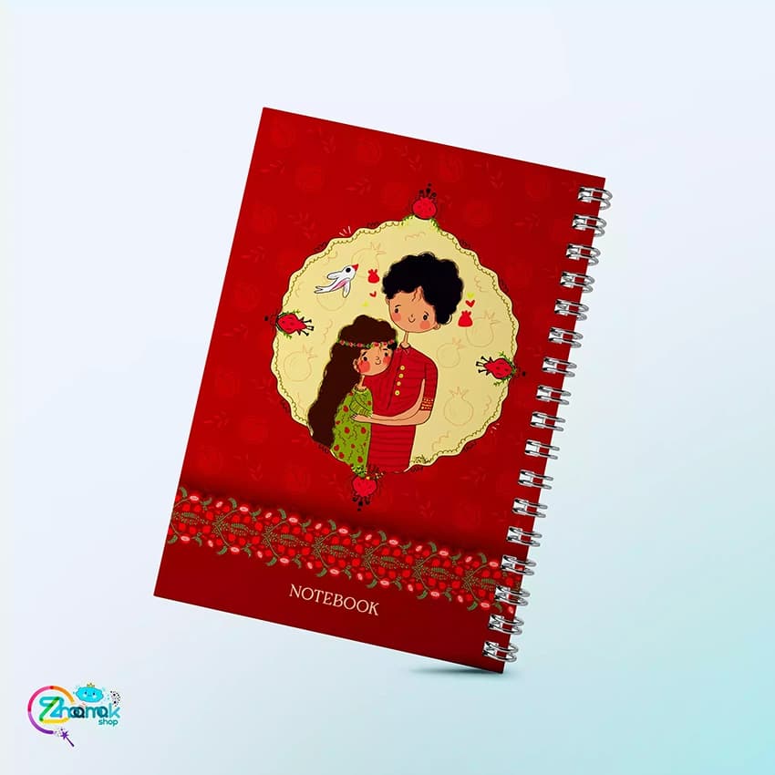 دفتر خط دار طرح دلبر
