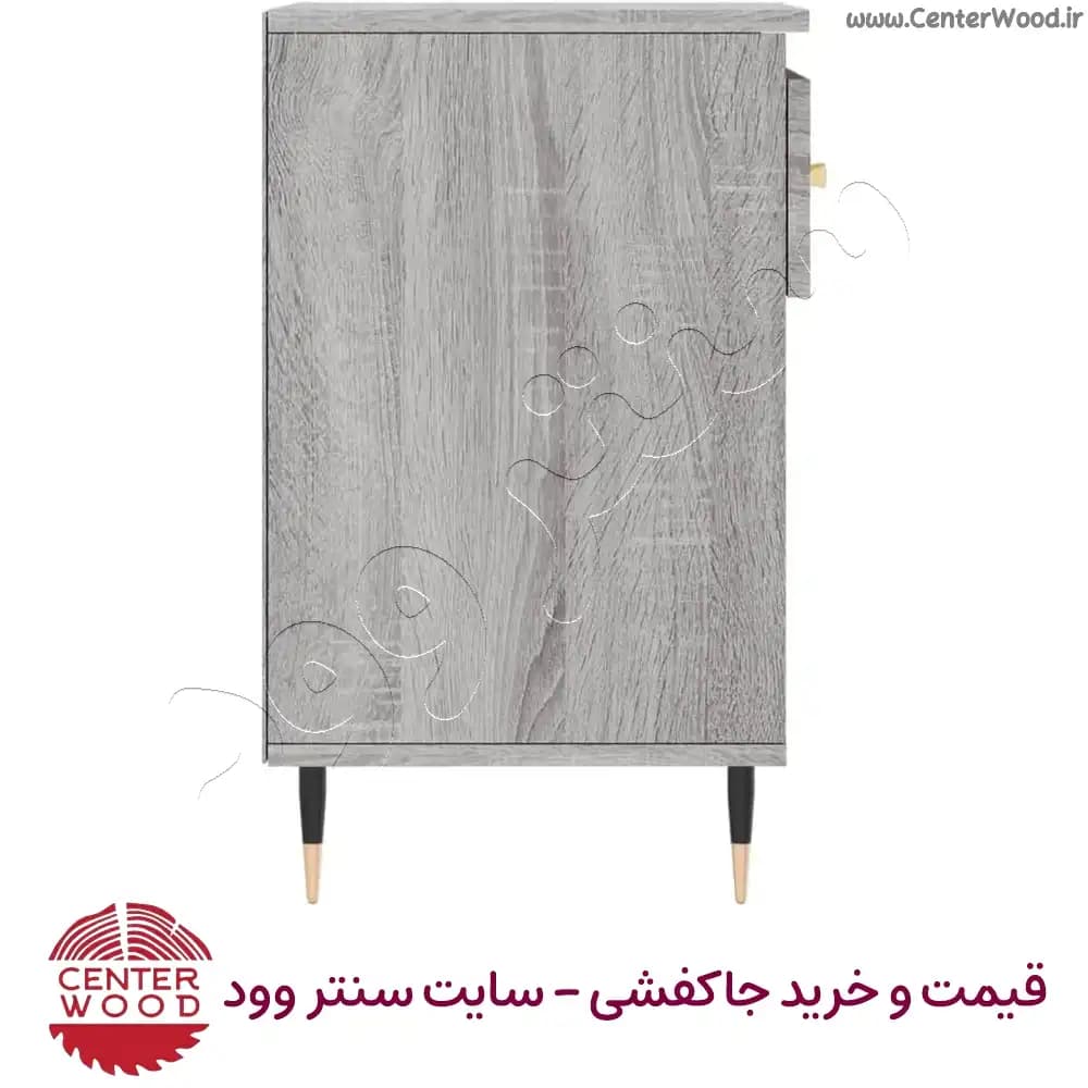 جاکفشی ساده کشو دار نیمکتی کد 2213 — تصویر ۵