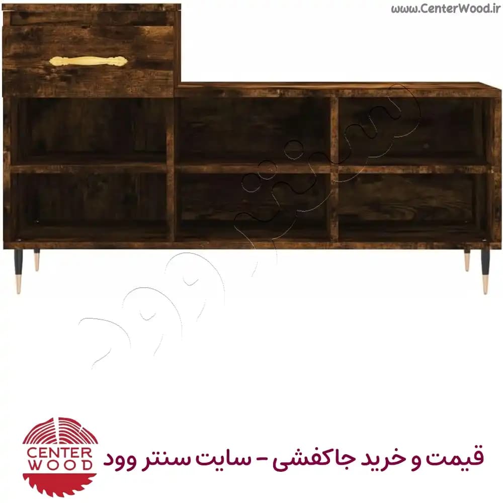 جاکفشی ساده کشو دار نیمکتی کد 2213 — تصویر ۷