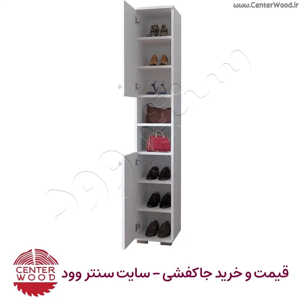 جاکفشی ایستاده 8 طبقه باریک کد 2210 — تصویر ۲