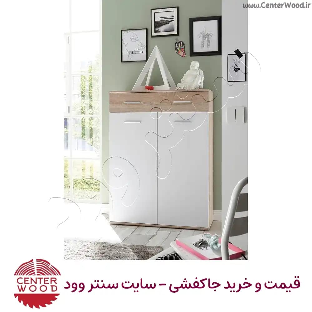 جاکفشی 5 طبقه کشو دار کابینتی کد 2202 — تصویر ۵
