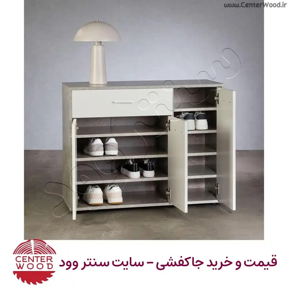 جاکفشی کابینتی پنج طبقه کشو دار کد 2209 — تصویر ۶