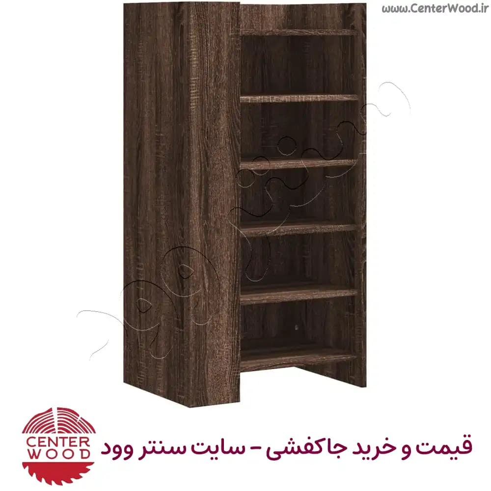 جاکفشی ساده 5 طبقه کابینتی بدون درب کد 2204 — تصویر ۲