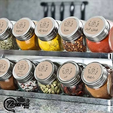 برچسب نظم دهنده آشپزخانه پک 60 عددی کاهی