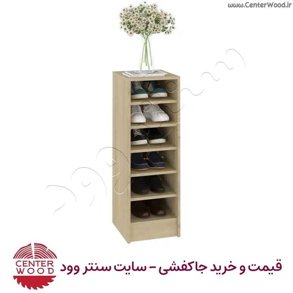 جاکفشی باریک 6 طبقه کد 2220 — تصویر ۲