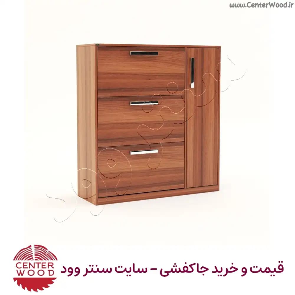 جاکفشی سه درب داشبوردی به همراه قفسه کابینتی کد 2249 — تصویر ۴