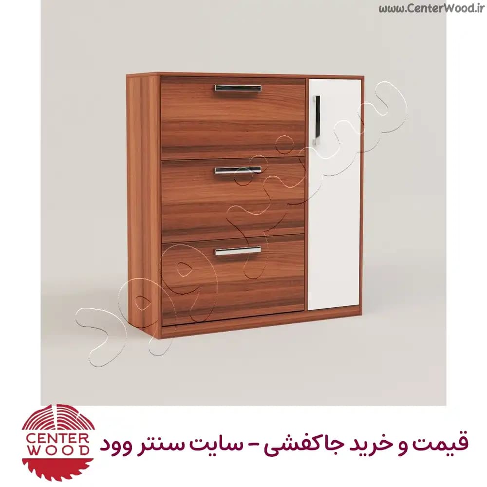 جاکفشی سه درب داشبوردی به همراه قفسه کابینتی کد 2249