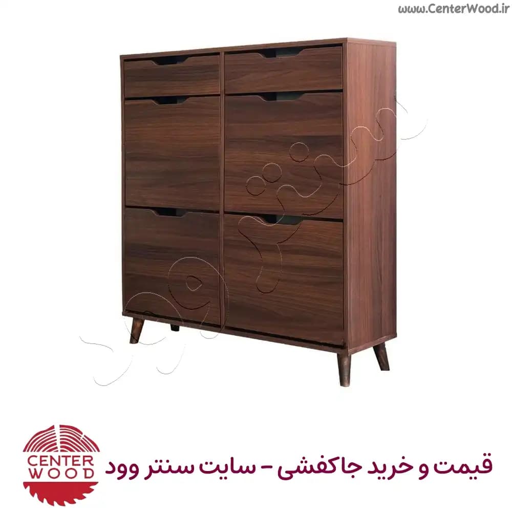 جاکفشی چهار درب داشبوردی دو کشو کد 2247 — تصویر ۲