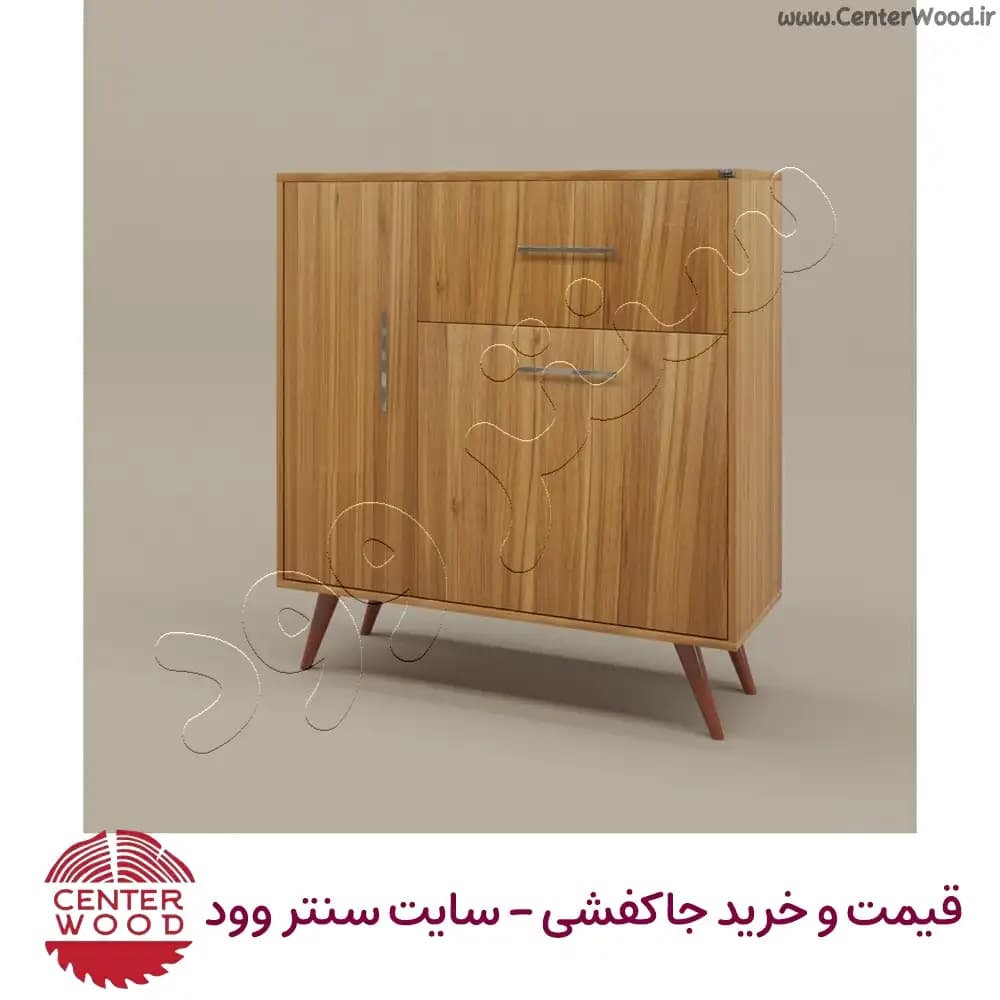 جاکفشی درب کابینتی تک کشو کد 2242 — تصویر ۲