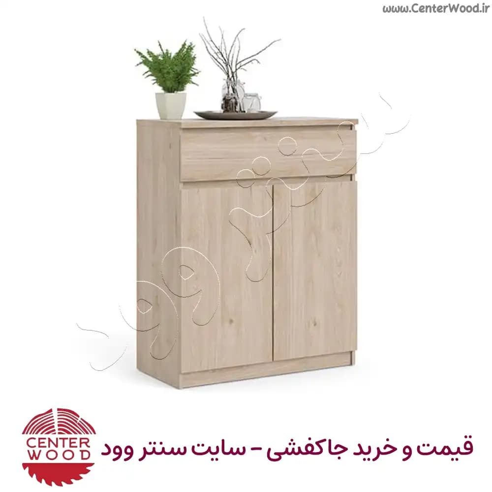 جاکفشی چهار طبقه درب کابینتی تک کشو کد 2240 — تصویر ۳