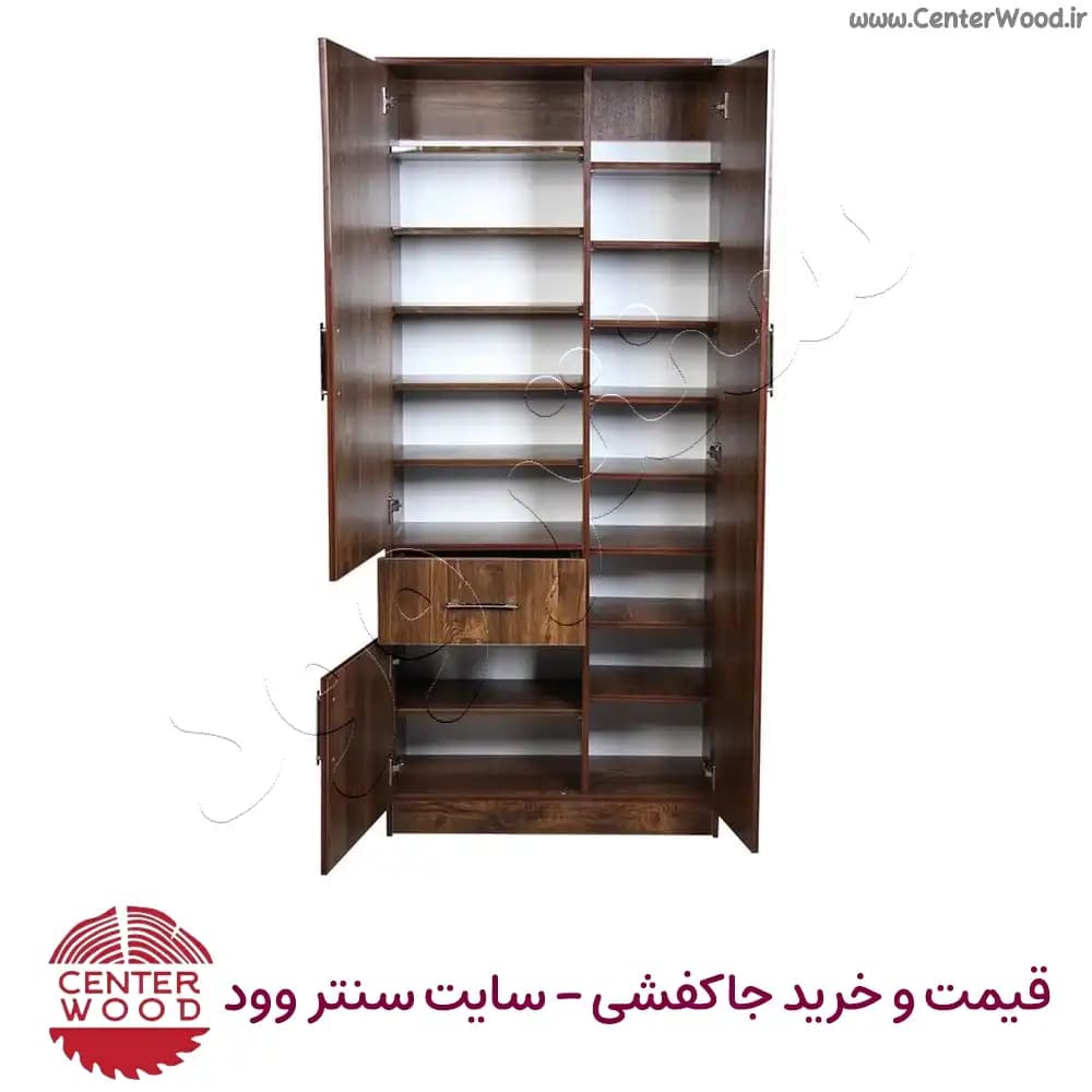جاکفشی ایستاده 9 طبقه تک کشو کد 2237 — تصویر ۳