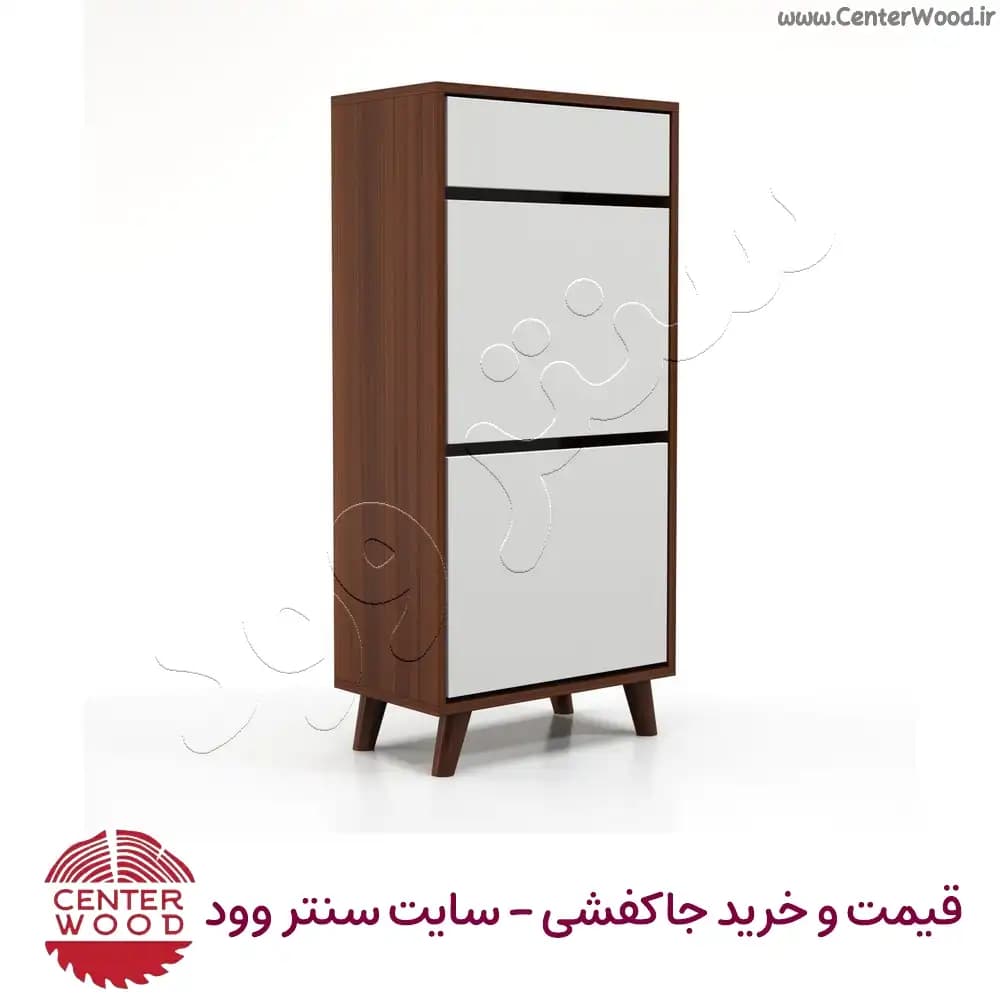 جاکفشی داشبوردی 2 درب تک کشو کد 2199 — تصویر ۲