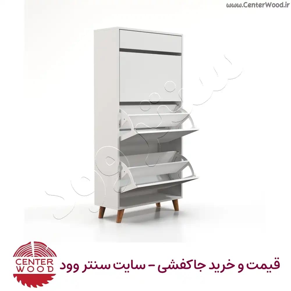 جاکفشی داشبوردی 3 درب تک کشو کد 2198 — تصویر ۵